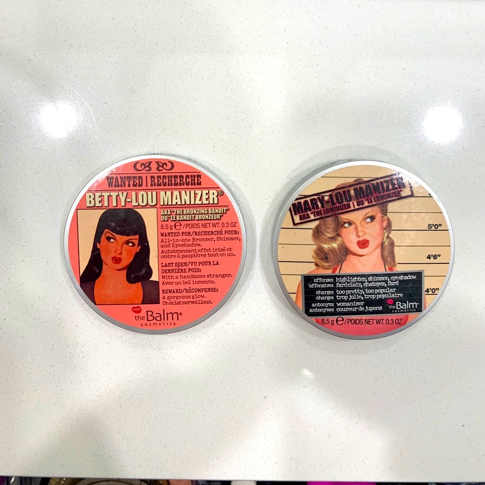 The Balm Cosmetics Betty and Mary Lou Manizer.